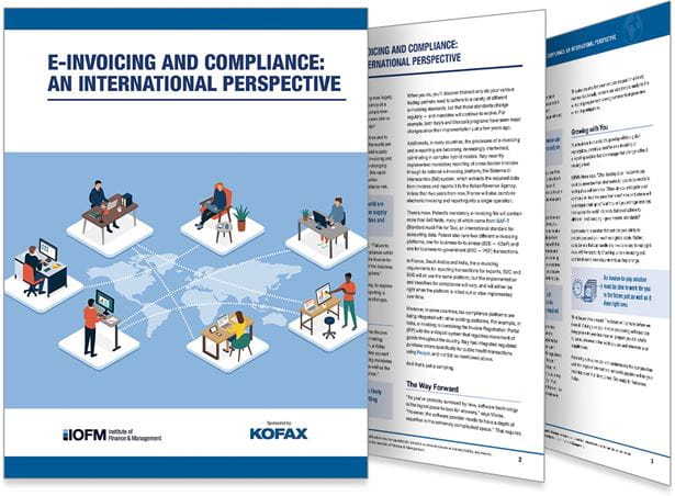 E-invoicing and Compliance: An International Perspective