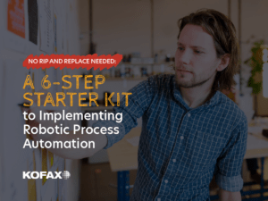 6-step starter kit for RPA