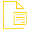 document with eform yellow icon