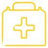 healthcare yellow icon