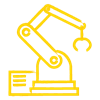 manufacturing yellow icon