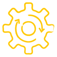 restore settings yellow icon