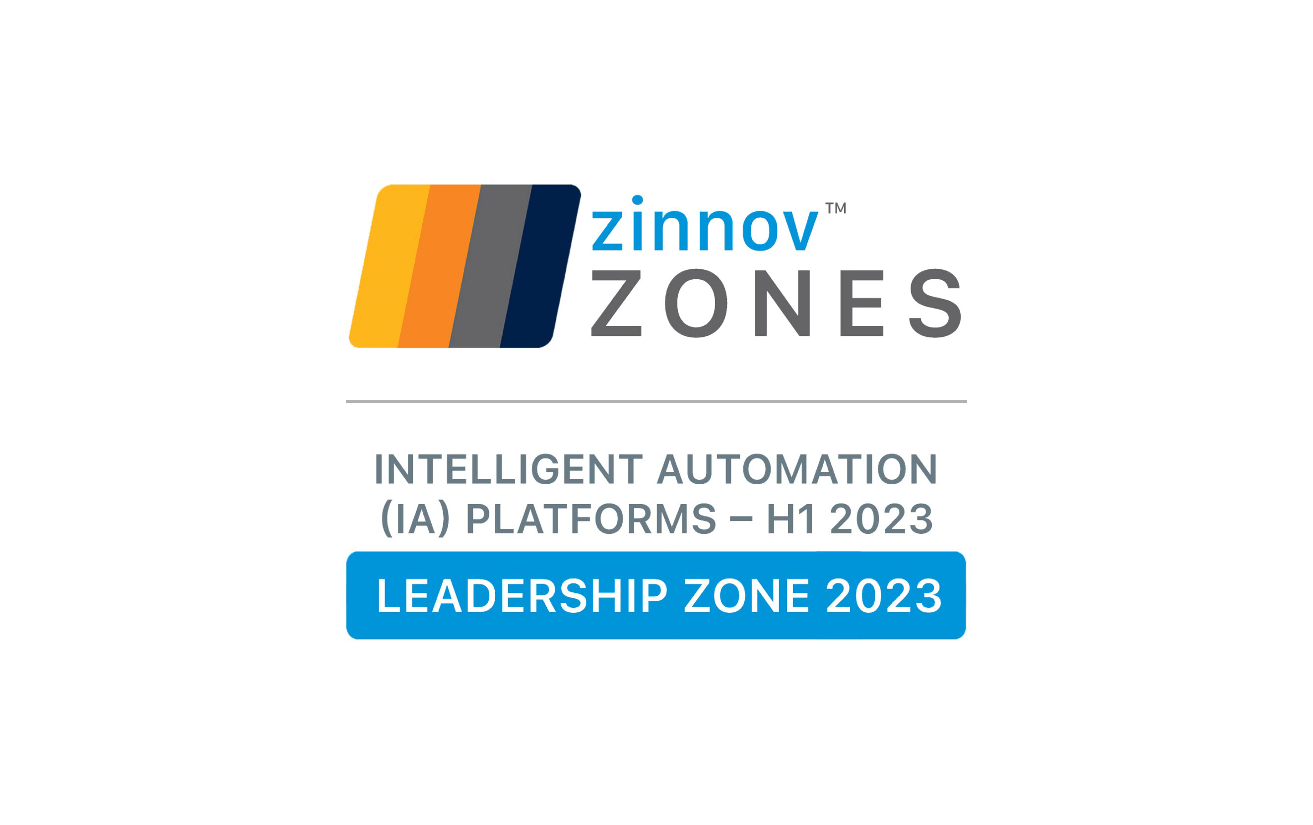 Zinnov Zones Intelligent Automation Leadership Zone Badge